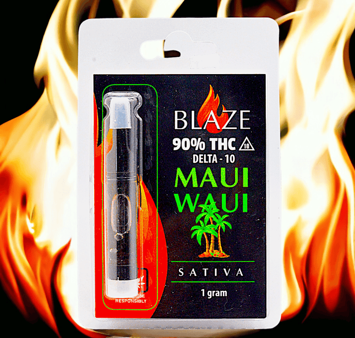 Blaze - Delta 10 Vaporizer Cartridge, Assorted Flavors - Blanq Diversified Distribution