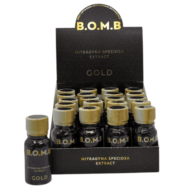 BOMB - Gold Kratom Shot 10ml - Blanq Diversified Distribution