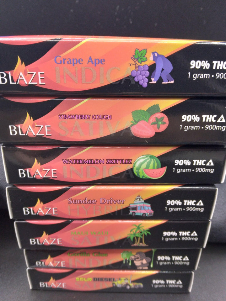 Blaze - Delta 8 Ceramic Vaporizer Cartridges - Blanq Diversified Distribution
